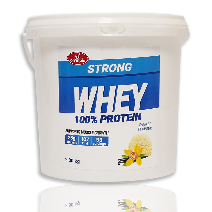 Olympic Strong Whey Protein 100%, Vanila, 2,8kg